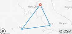  Circuit de 2 jours dans le Triangle d\'Or à Agra et Jaipur - Taj Mahal et plus encore - 4 destinations 