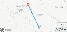 Circuit de 2 jours à Agra (Taj Mahal) au lever et au coucher du soleil depuis Delhi - 3 destinations 