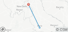  Circuit de 2 jours à Agra (Taj Mahal) au lever et au coucher du soleil depuis Delhi - 3 destinations 