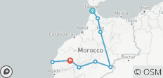  Von Tanger nach Marrakesch - 10 Tage - 9 Destinationen 