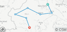  Royal Rajasthan, Delhi, Agra, Jaipur, Bikaner, Jaisalmer, Jodhpur &amp; Udaipur 10 Tage - 7 Destinationen 