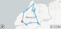  Marokko 8 daagse rondreis vanuit Marrakech - 16 bestemmingen 