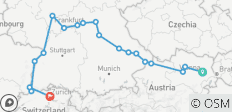  Grand Central Europe &amp; Zurich (2024) (Vienna to Zurich, 2024) - 19 destinations 