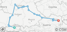  Grand Central Europe &amp; Zurich (2024) (Zurich to Vienna, 2024) - 18 destinations 