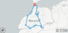  Circuit de 7 jours au Maroc depuis Tanger - 20 destinations 