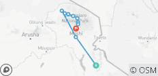  11 days trek northern circuit route mount Kilimanjaro - 10 destinations 