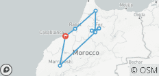  Gran ruta de las ciudades marroquíes - 10 días - 8 destinos 