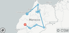  A Taste of Morocco in Autumn: Casablanca to Marrakech - 10 Days - 11 destinations 