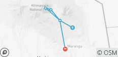  Kilimandscharo Besteigung über die Marangu Route - 6 Destinationen 