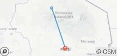  Shira Route - Randonnée sur le Kilimandjaro en une journée - 3 destinations 