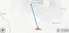  De Beste Kilimanjaro Dagtocht via de Machame Route - De Korte Klimtocht in Kilimanjaro - 3 bestemmingen 