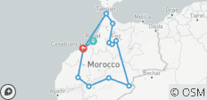  Grand Moroccan Tour - 13 Days - 12 destinations 