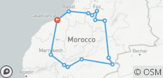  9 Days : Enchanting Moroccan Journey - 14 destinations 