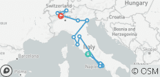  Visions d\'Italie - de Rome à Stresa - 2024 - 17 destinations 