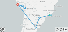  Südamerika: Puno und Titicacasee Entdeckungsreise (von Buenos Aires nach Lima) - 17 Tage - 15 Destinationen 