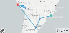 South America Discovery (Puno And Lake Titicaca, Intra Trip Surcharges South America Discovery Puno) - 30 destinations 
