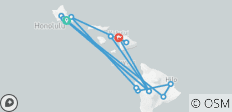  Hawaiian Explorer (Intra Tour Air Hawaii 2 vols) (from Honolulu to Kahului) - 15 destinations 
