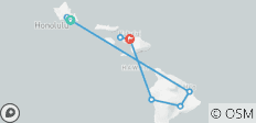  Intra-Tour von Hilo nach Kahului: Hawaii Entdeckerreise - 8 Tage - 11 Destinationen 