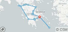  Geheimnisse Griechenlands mit Korfu - 14 Tage - 18 Destinationen 