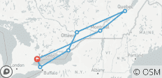  Verwennerij in Oost-Canada - in kleine groep - 8 dagen - 7 bestemmingen 