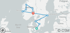  Tijdloos Scandinavië – in kleine groep – 12 dagen - 9 bestemmingen 