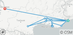  Ultimate Southern France - Petits groupes, Fin Bordeaux, 12 jours, Porte à Porte - 15 destinations 