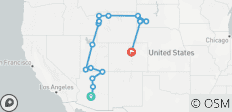  Les magnifiques parcs nationaux d\'Amérique - petits groupes, fin à Denver, 15 jours, transfert à l\'aéroport de Denver et à l\'hôtel après le voyage - 18 destinations 