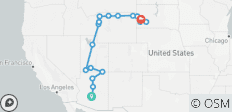  Les magnifiques parcs nationaux d\'Amérique (classique, fin à Rapid City, 15 jours, de Custer à Rapid City, transfert de départ inclus) - 19 destinations 