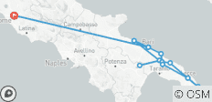  Highlights of Puglia from Rome - 11 days - 15 destinations 