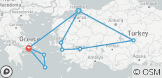  Circuito de lujo de 15 días: maravillas de Turquía y Grecia - 10 destinos 