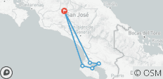 8-Day Lodge-to-Lodge Golfo Dulce Sea Kayaking Trip - 7 destinations 