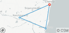  Chennai, Kanchipuram &amp; Mahabalipuram – een retreat in het prachtige zuiden - 4 bestemmingen 