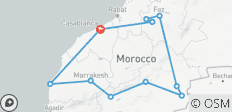  Morocco\'s Imperial Cities &amp; the Sahara Desert - 13 Days - 11 destinations 