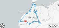  Circuit de 10 jours au Maroc depuis Marrakech - 20 destinations 