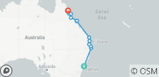  Oz East Coast Adventure 28 Days - 12 destinations 