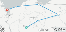  Polen Rundreise mit Posen, Masuren und 5 Nächte Ostsee - 6 Destinationen 
