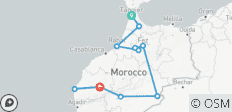  Morocco North to South Adventure - 13 Days - 11 destinations 