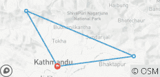  Circuito en bicicleta por el valle de Katmandú - 4 destinos 