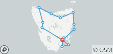  Ultimate Tasmania - 10 Day Comfort Tour of Tasmania - 14 destinations 
