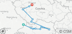  Bicycle the Danube and the Czech Republic - 12 destinations 