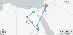  De l\'Égypte à Pétra : 14 jours d\'excursion avec GEM, croisière sur le Nil, désert blanc, Jordanie (vols intérieurs et internationaux de l\'Égypte à la Jordanie) - 10 destinations 