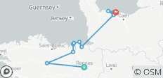  Pedalea por el norte de Francia: de Bretaña a Normandía - 11 destinos 