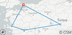  Zeven wonderen van Turkije - 10 dagen - 5 bestemmingen 