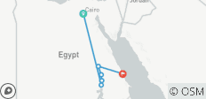  Circuit de luxe Jana Holiday - Le Caire- Croisière du Nil- Marsa Alam Vol intérieur 9 jours - 6 destinations 