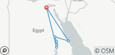  Circuit de luxe Jana Holiday - Le Caire- Croisière du Nil- Marsa Alam Vol intérieur 9 jours - 7 destinations 