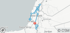  Israël - Reis door het Heilige Land - 12 bestemmingen 