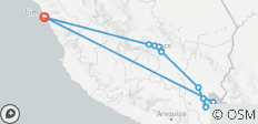  Schatten van de Inca\'s (Kleine groepen, Basis, 12 dagen, Privétransfers van deur tot deur) - 11 bestemmingen 
