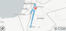  Jordanië – openbaar Jordanië - 7 bestemmingen 