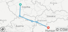  Circuito privado: 4 países en una semana: Praga - Viena - Bratislava - Budapest - 5 destinos 