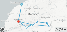  7 Days Sahara Tour From Casablanca to Merzouga Desert via Marrakech - 11 destinations 